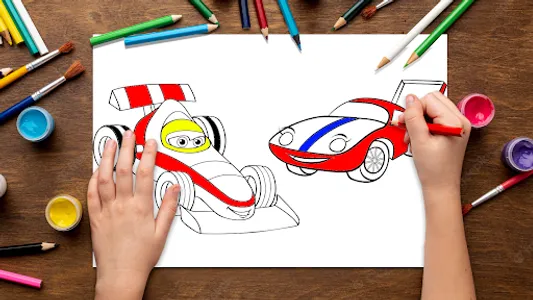 Car Coloring : Game screenshot 12