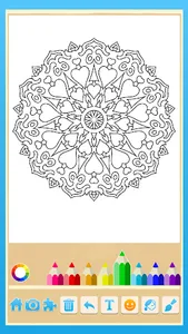 Mandala Coloring Book screenshot 0