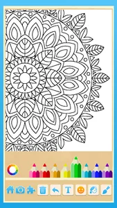 Mandala Coloring Book screenshot 1