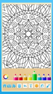 Mandala Coloring Book screenshot 10