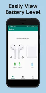 PodAir - AirPods Battery Level screenshot 1