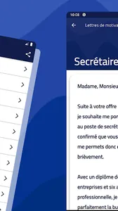 Lettres de motivation screenshot 1