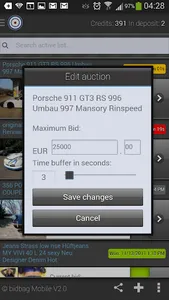 Auction bid sniper for eBay screenshot 2