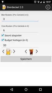 Bierdeckel (Getränke Zähler) screenshot 1