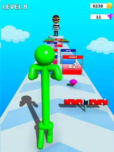 Big Man Adventure: Run & Grow screenshot 12