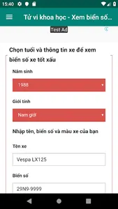 Xem biển số xe khoa học screenshot 2