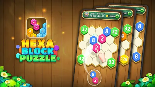 Hexa Block Puzzle - Merge! screenshot 1