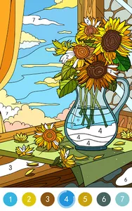 Coloring - color by number screenshot 1