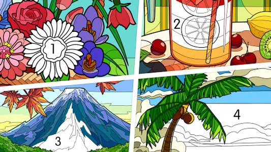 Coloring - color by number screenshot 14