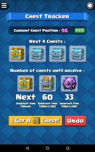 Chest Tracker for Clash Royale screenshot 8