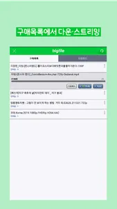 빅파일mini - 영화, 드라마, 예능 실시간 보기 screenshot 9