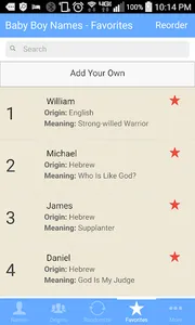 Baby Boy Names screenshot 4