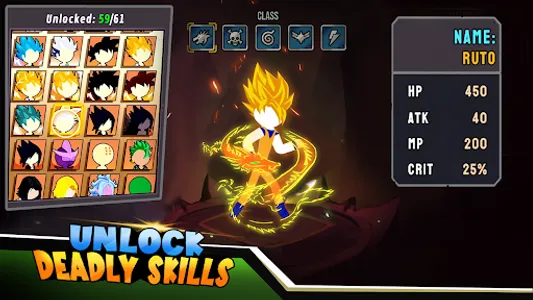 Stickman Empire: Dragon War screenshot 2