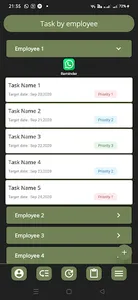 Work Management Army screenshot 1
