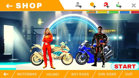 Moto bike driving scooter game screenshot 10