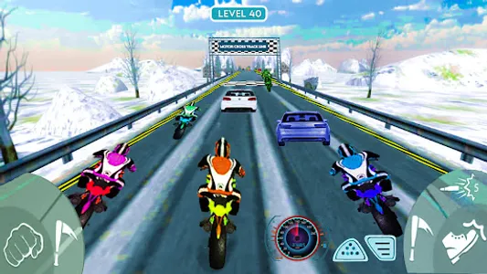 Moto bike driving scooter game screenshot 13