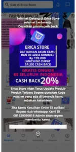 Grosir Fashion Erica Store screenshot 0