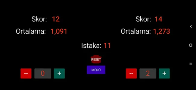 3 Bant - 3 Cushion Scoreboard screenshot 4