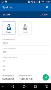 UNIQA MNE kalkulator screenshot 4