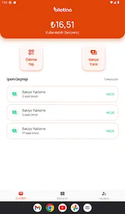 Biletino Cüzdan screenshot 2