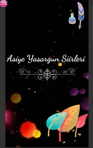 ASİYE YAŞARGÜN ŞİİRLERİ screenshot 0