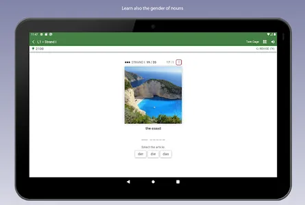 Learn German Vocabulary screenshot 20