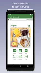 Learn Italian Vocabulary screenshot 1