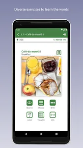 Learn Portuguese Vocabulary screenshot 1