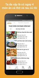 Hôm nay ăn gì - Thực đơn ngon  screenshot 2