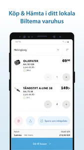 Biltema screenshot 4