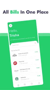 Bilzo: All your bills in one p screenshot 1