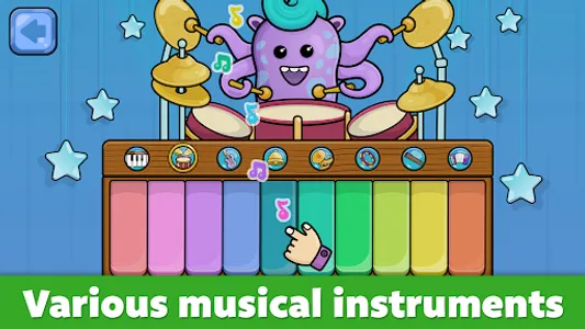 Baby piano for kids & toddlers screenshot 1