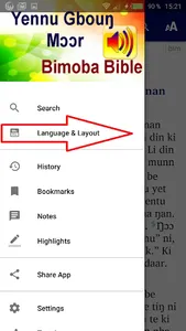 Bimoba Bible w. English French screenshot 2