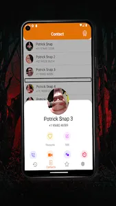 Fake Call From Potrick Snap screenshot 1