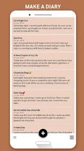 Writer - Notes, Diary, Paint a screenshot 2
