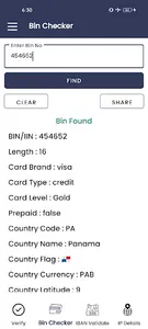 Bin Checker - Check & Validate screenshot 1
