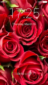 Roses Lock Screen screenshot 1