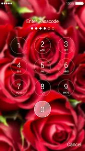 Roses Lock Screen screenshot 2