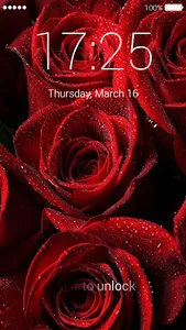 Roses Lock Screen screenshot 3