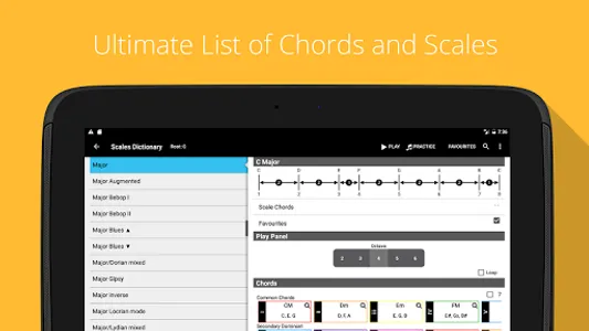 Piano Chord, Scale, Progressio screenshot 5