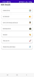 Biodata & Resume Builder screenshot 1