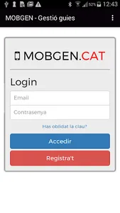 MOBGEN.CAT - Gestió guies screenshot 1