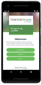 Biogen SMA Träningsapp screenshot 0