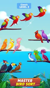 Bird Sort - Color Birds Game screenshot 17