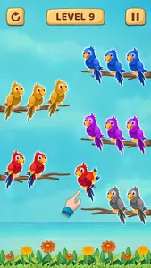 Bird Sort Color Puzzle Game 3D screenshot 5