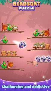Bird Sort Puzzle - Color Fun screenshot 5