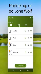 Wolf Golf Scorecard Pro screenshot 1