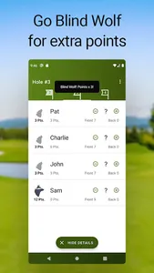 Wolf Golf Scorecard Pro screenshot 2