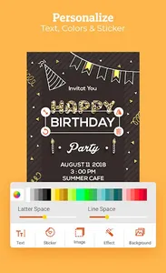 Birthday Invitation Maker screenshot 2