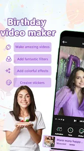 Birthday Video Maker with Song screenshot 5